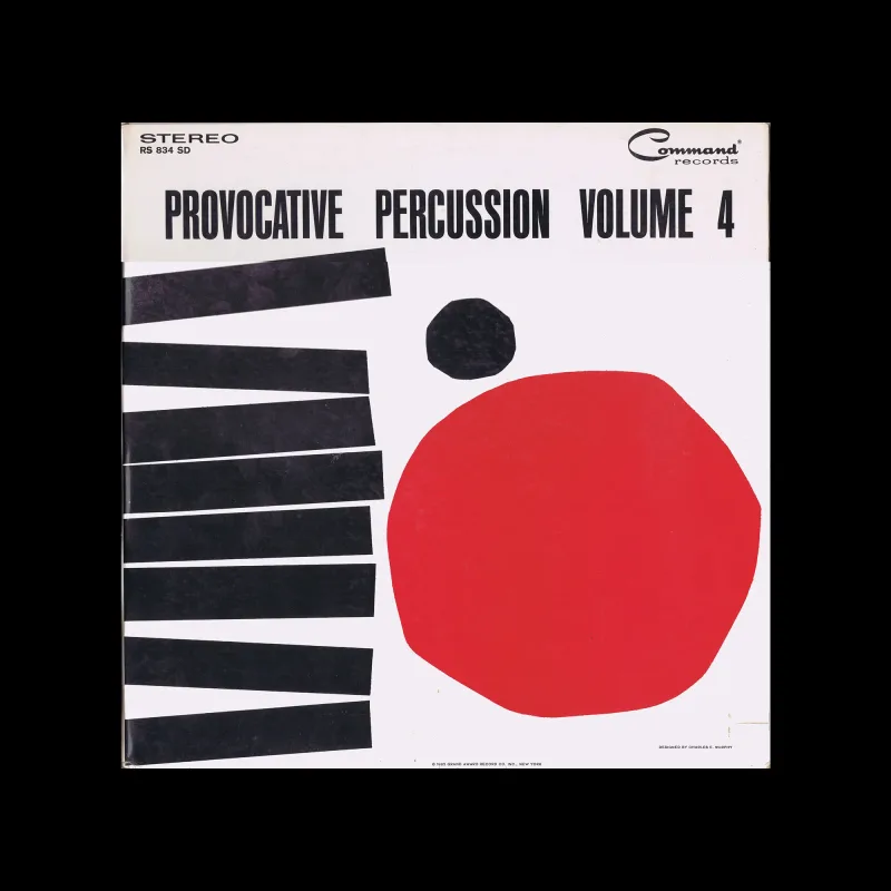 Enoch Light And The Light Brigade – Provocative Percussion (Vol. 4), Command Records, New York, 1962. Cover design by Charles E. Murphy