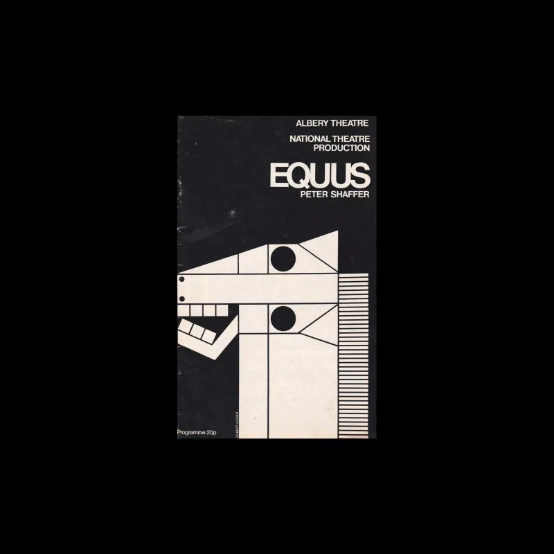 Equus, Albery Theatre, 1977, Gilbert Lesser (cover)