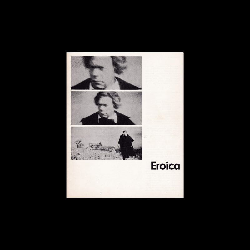 Eroica. Die Kleine Filmkunstreihe 25 designed by Isolde Baumgart