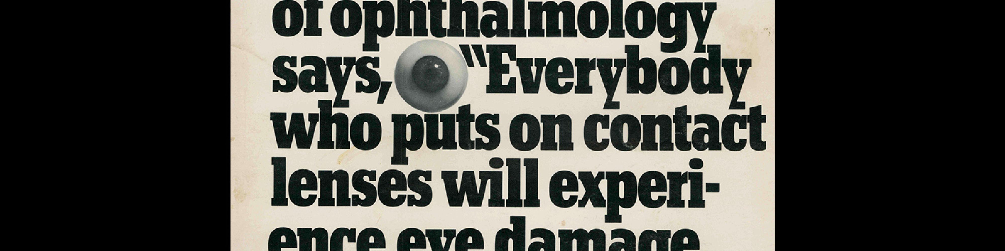 Fact, Volume Three, Issue Five, 1966. Designed by Herb Lubalin