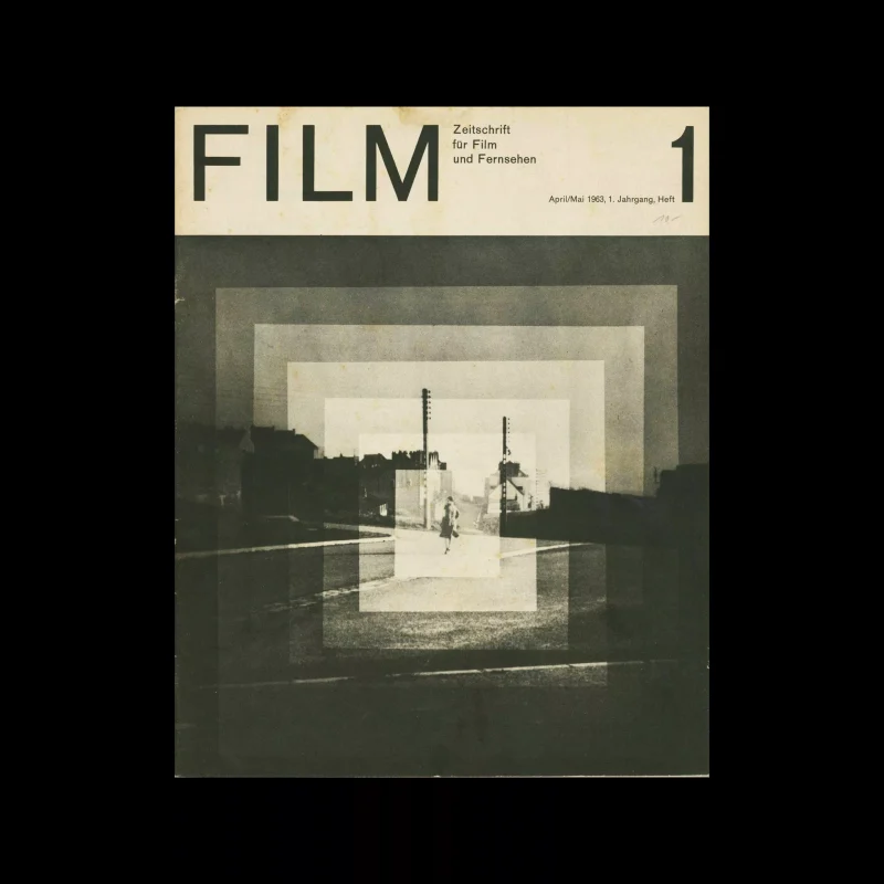Film – Zeitschrift für Film und Fernsehen, designed by Hans Hillmann