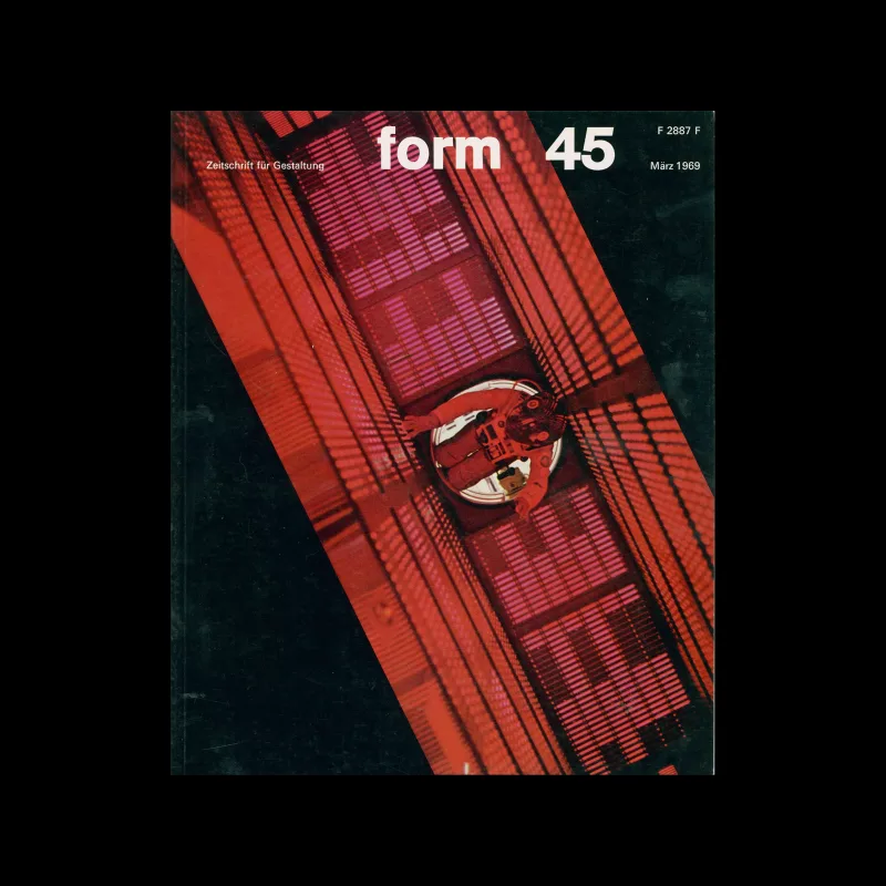 Form, Internationale Revue 45, March 1969. Designed by Karl Heinz Krug