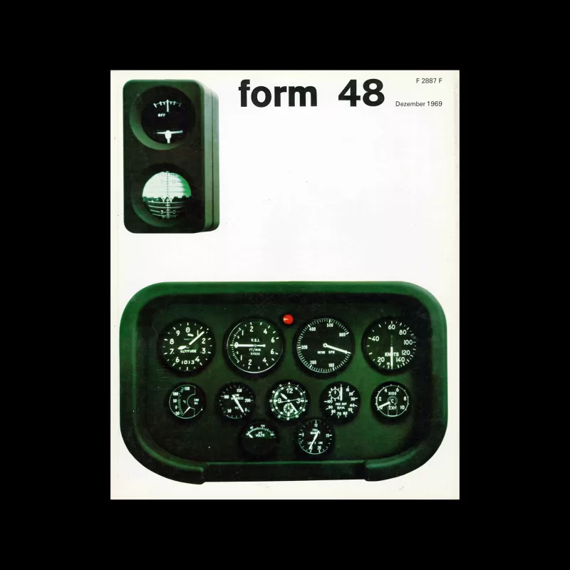 Form, Internationale Revue 48, December 1969. Designed by Karl Heinz Krug