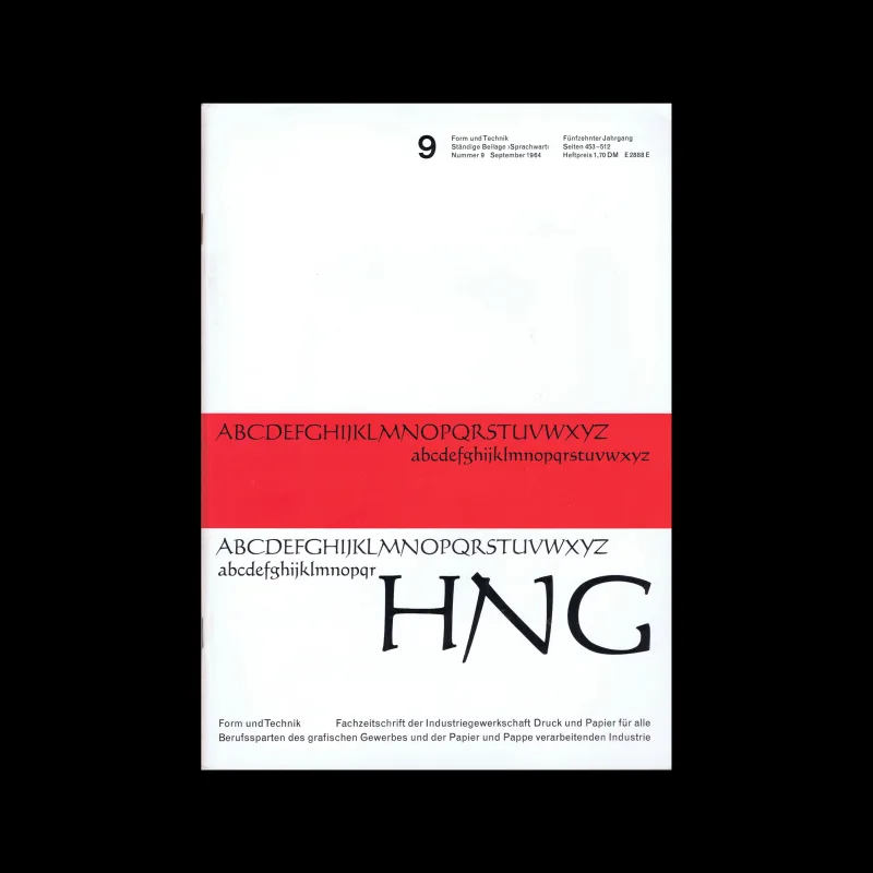 Form und Technik, Vol 15, No. 09, September 1964