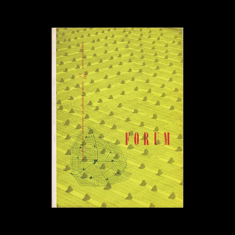 Forum, Vol 10. No. 01-02, 1955. Design by Gert Boon