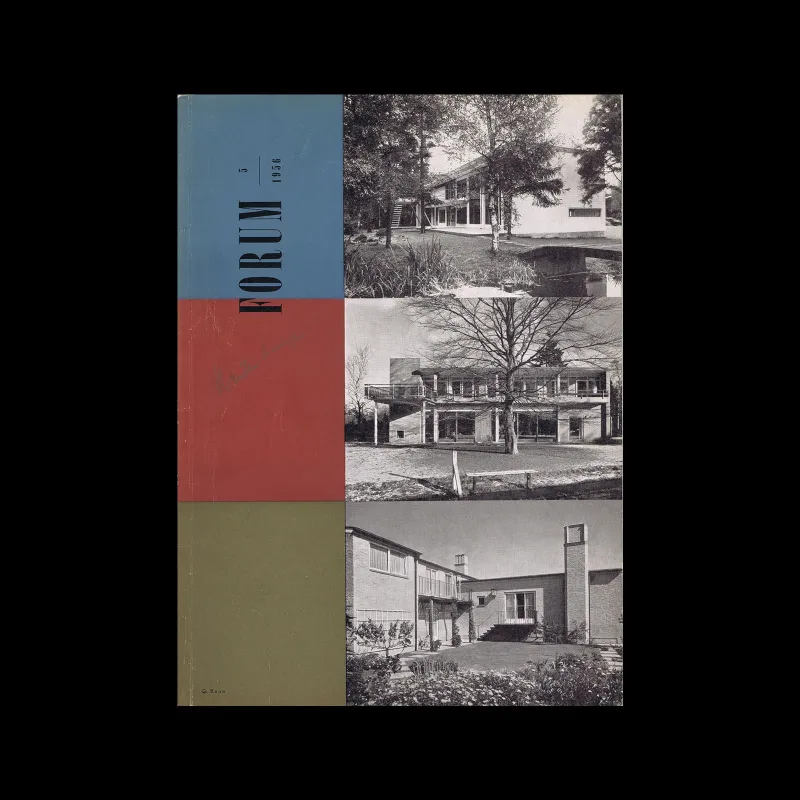 Forum, Vol 11. No. 05, 1956. Design by Gert Boon