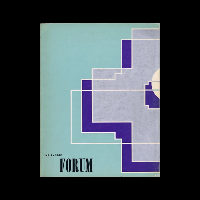 Forum, Vol 16. No. 01, 1962. Design by Jurriaan Schrofer