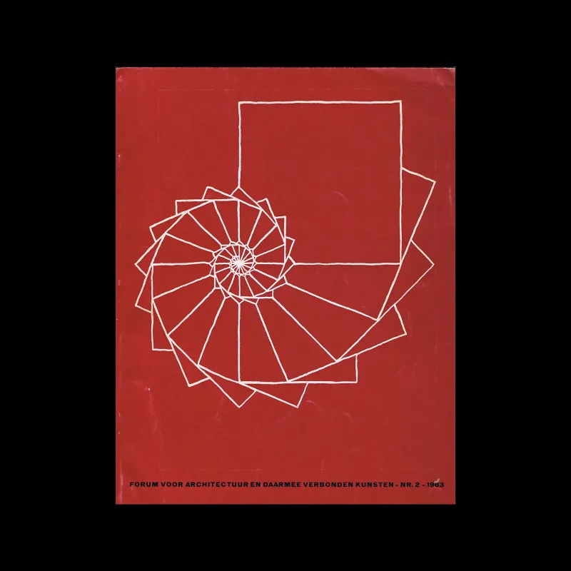 Forum, Vol 17. No. 01, 1963. Design by Jurriaan Schrofer and Kees Nieuwenhuizan