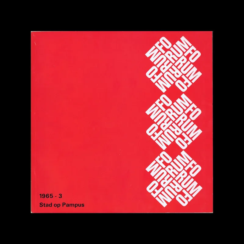 Forum, Vol 19. No. 03, 1965. Design by Kees Nieuwenhuijzen