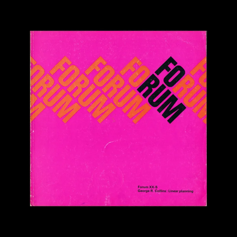 Forum, Vol 20. No. 05, 1968. Design by Kees Nieuwenhuijzen