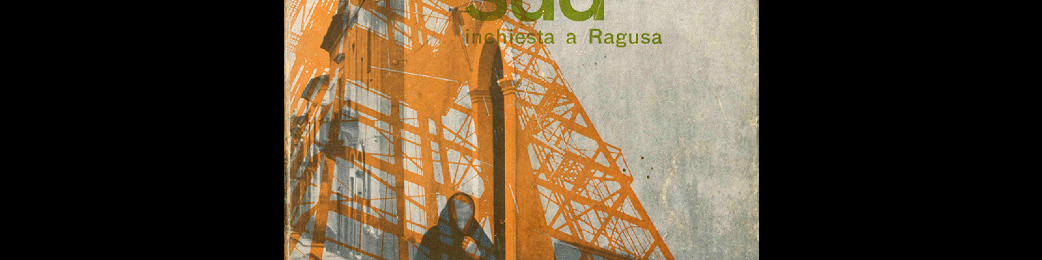 Gabriele Morello - Petrolio e Sud. Milano, Etas Editrice, 1959. Cover design by Max Huber