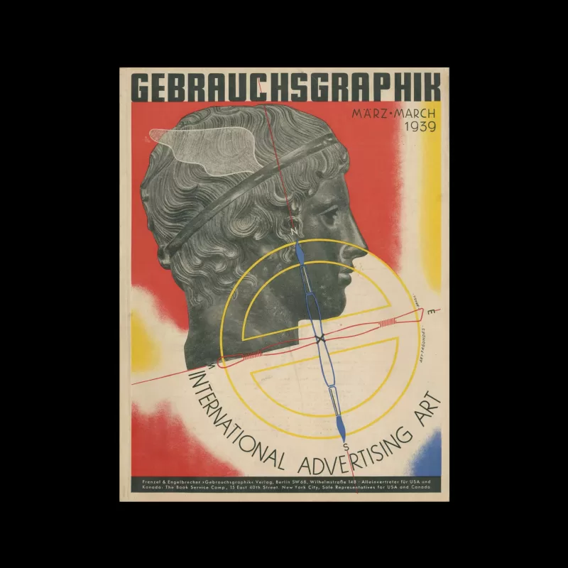 Gebrauchsgraphik, 03, 1939. Cover Design by Ary Fagundes