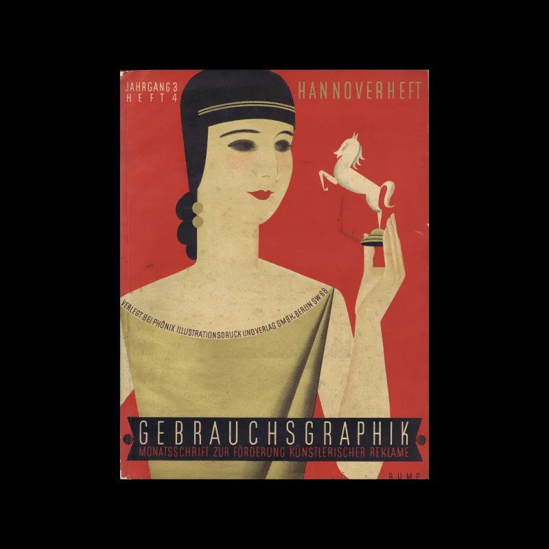 Gebrauchsgraphik, 04, 1926. Cover design Richard Rump