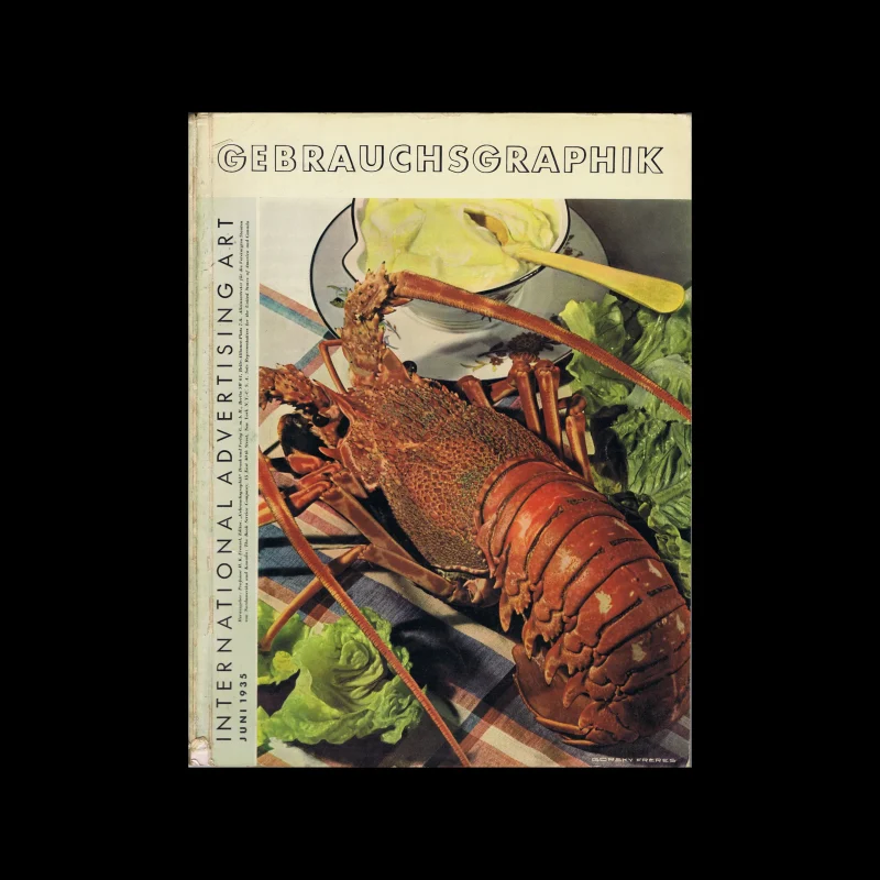 Gebrauchsgraphik, 06, 1935. Cover photo by Gorsky Frères