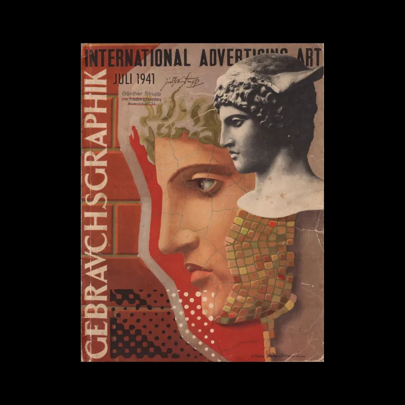 Gebrauchsgraphik, 07, 1941. Cover design by Walter Roveroni