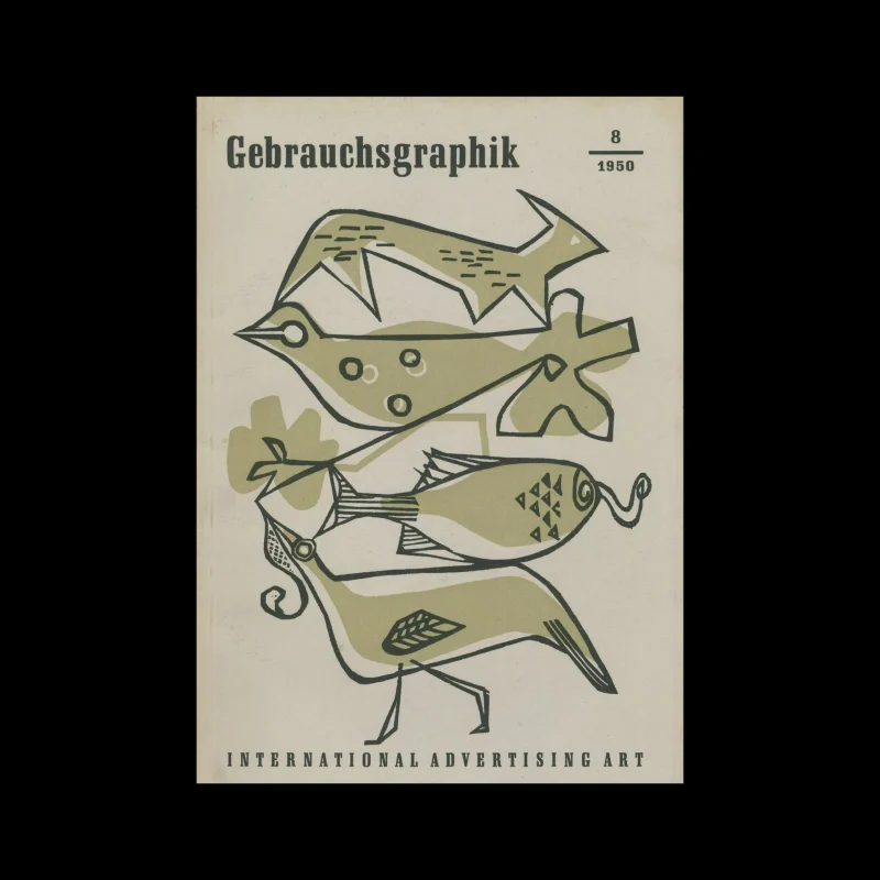 Gebrauchsgraphik, 08, 1950