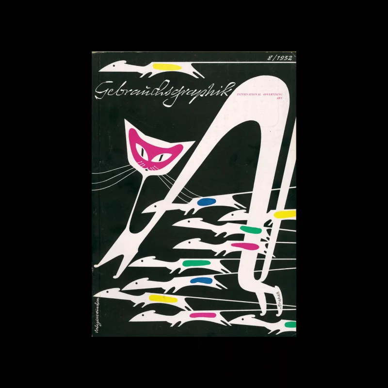 Gebrauchsgraphik, 08, 1952