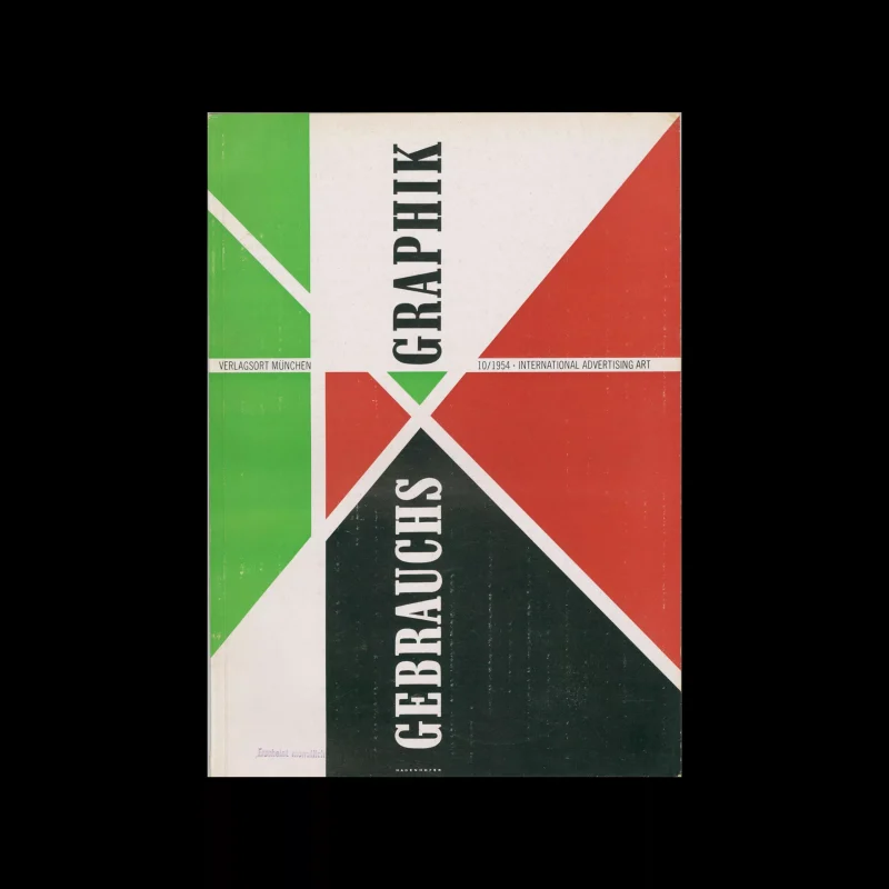 Gebrauchsgraphik, 10, 1954
