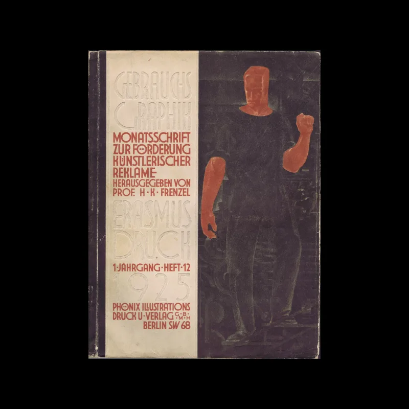 Gebrauchsgraphik, 12, 1925. Cover design by Herbert Thannhaeuser