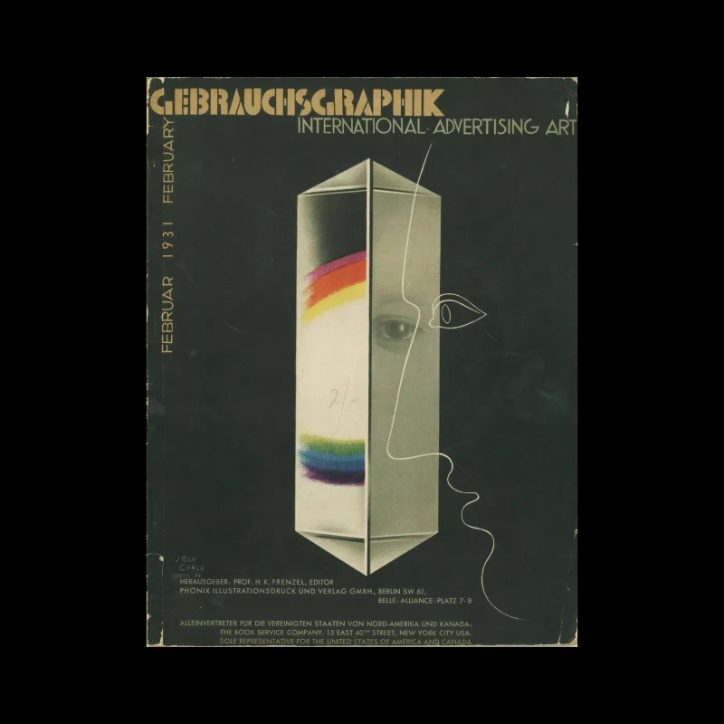 Gebrauchsgraphik, 2, 1931. Cover design by Jean Carlu
