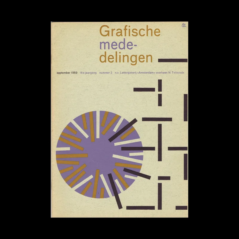 Grafische Mededelingen, 16e jaargang, September, 1959