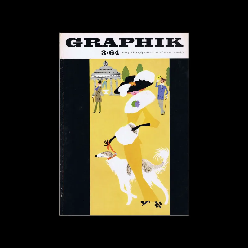 Graphik – Werbung + Formgebung, 03, 1964. Cover design by Asta Ruth-Soffner