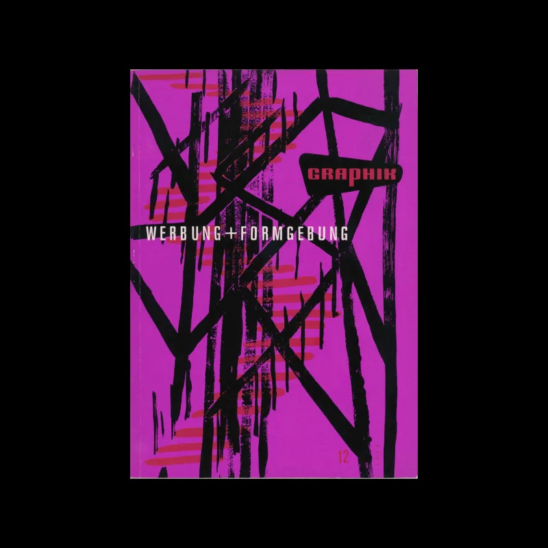 Graphik – Werbung + Formgebung, 12, 1953