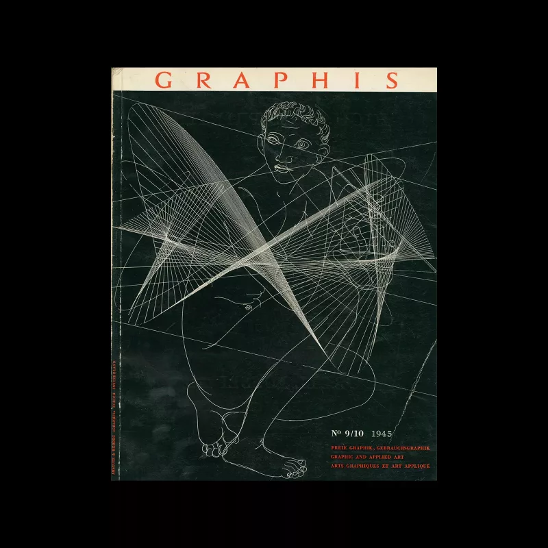 Graphis 09-10, 1945. Cover design by Hans Erni