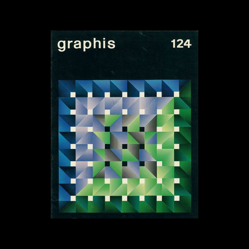 Graphis 124, 1966. Cover design by Toshihiro Katayama.