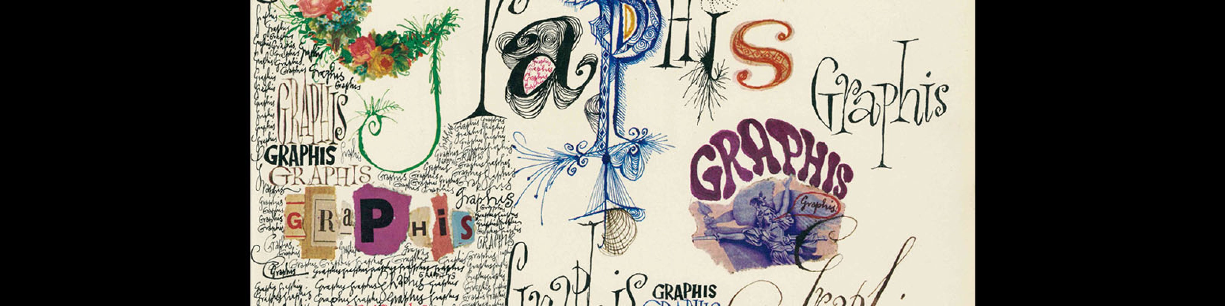 Graphis 129, 1967. Cover design by Ronald Searle.
