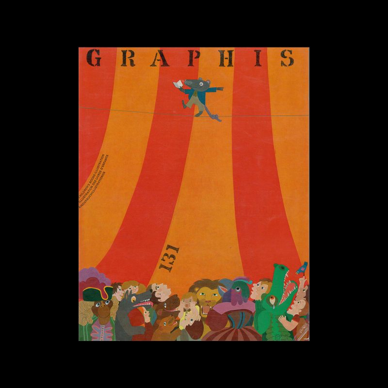 Graphis 131, 1967. Cover design by Eleonore Schmid.