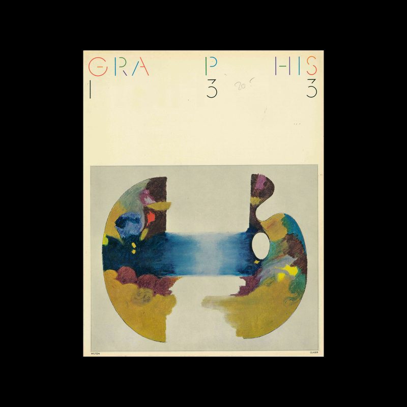 Graphis 133, 1967, Cover design by Milton Glaser.