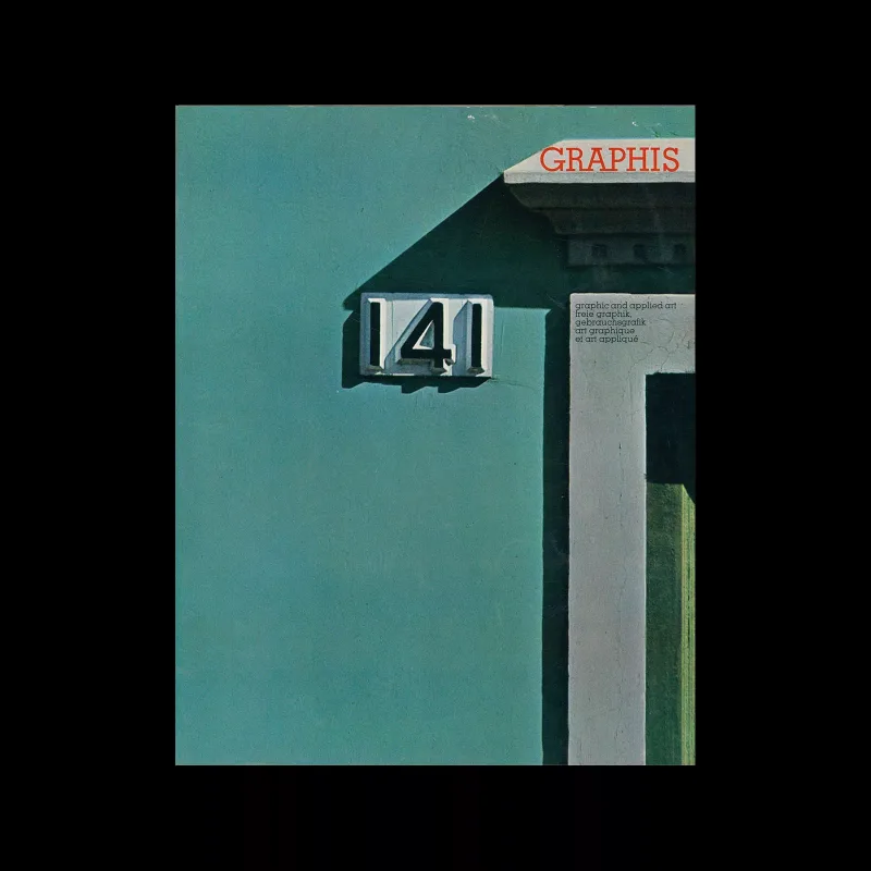 Graphis 141, 1969. Cover design by Olaf Leu.