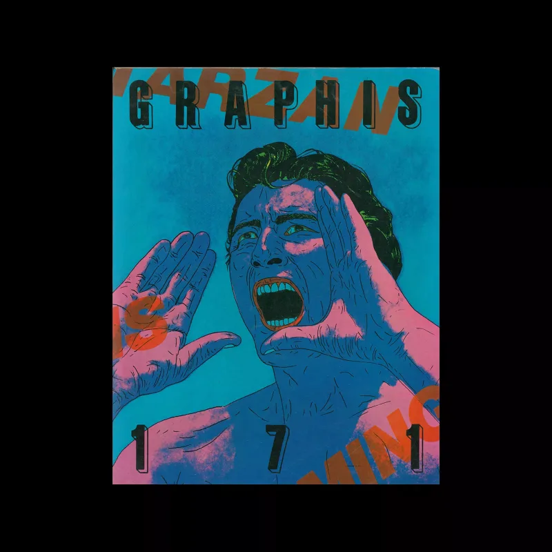 Graphis 171, 1974. Cover design by Tandanori Yokoo.