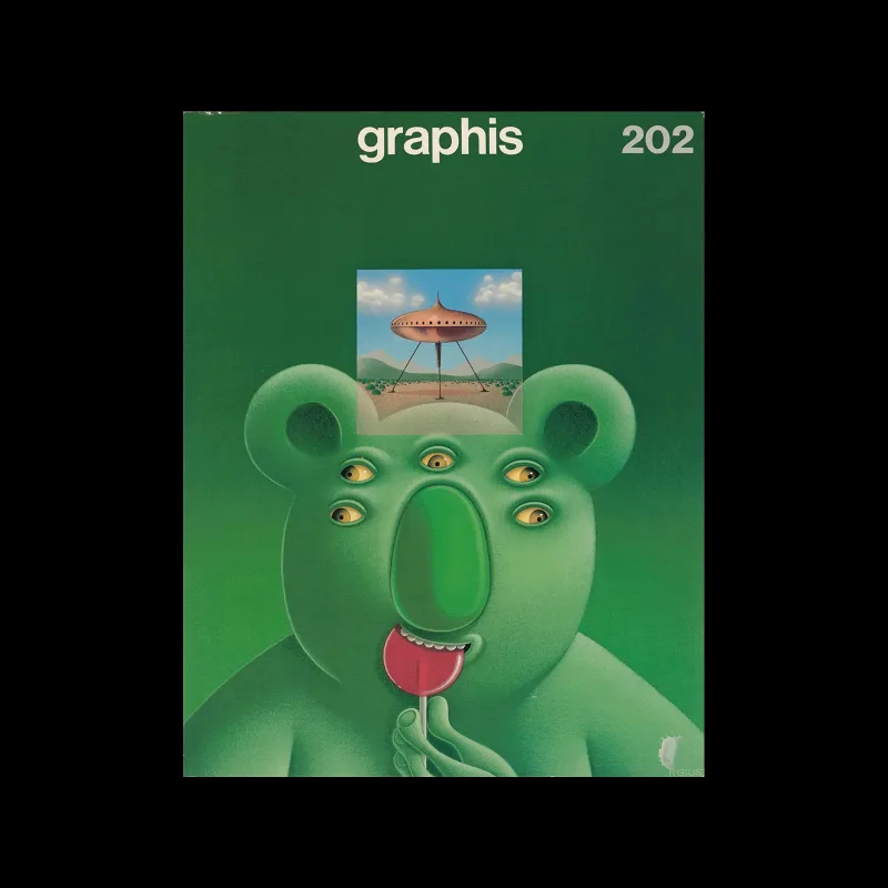 Graphis 202, 1979/80. Cover design by Robert Giusti