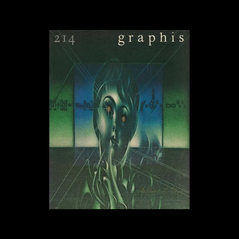 Graphis 214, 1981/82. Cover design by Gilbert Stone