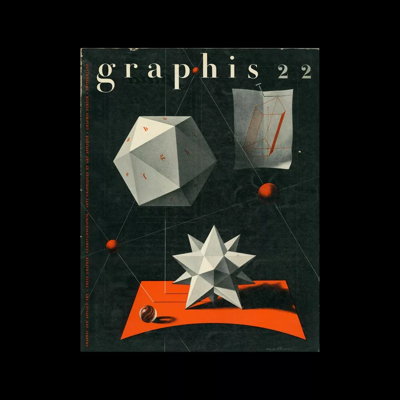 Graphis 22, 1948. Cover design by Jacques Nathan-Garamond