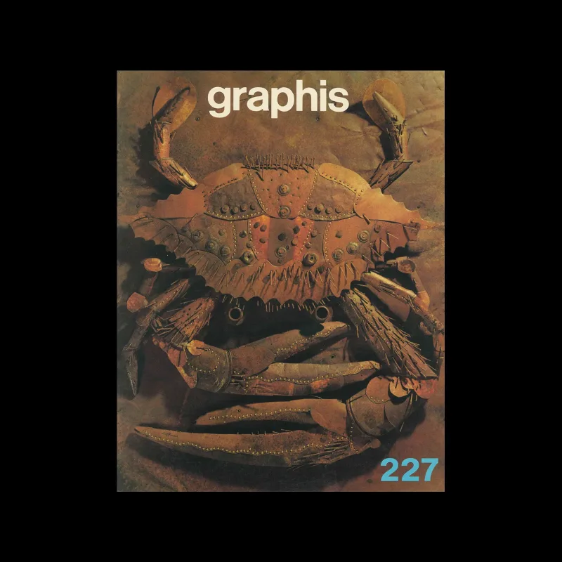 Graphis 227, 1983. Cover design by Eugene Hoffman