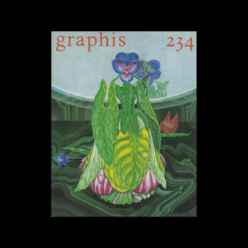 Graphis 234, 1984. Cover design by Ute Osterwalder