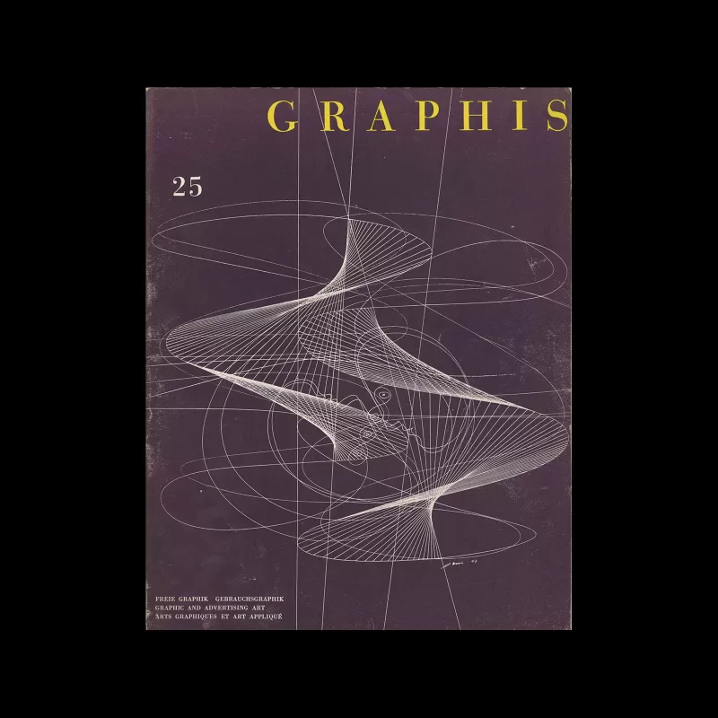 Graphis 25, 1949. Cover design by Hans Erni