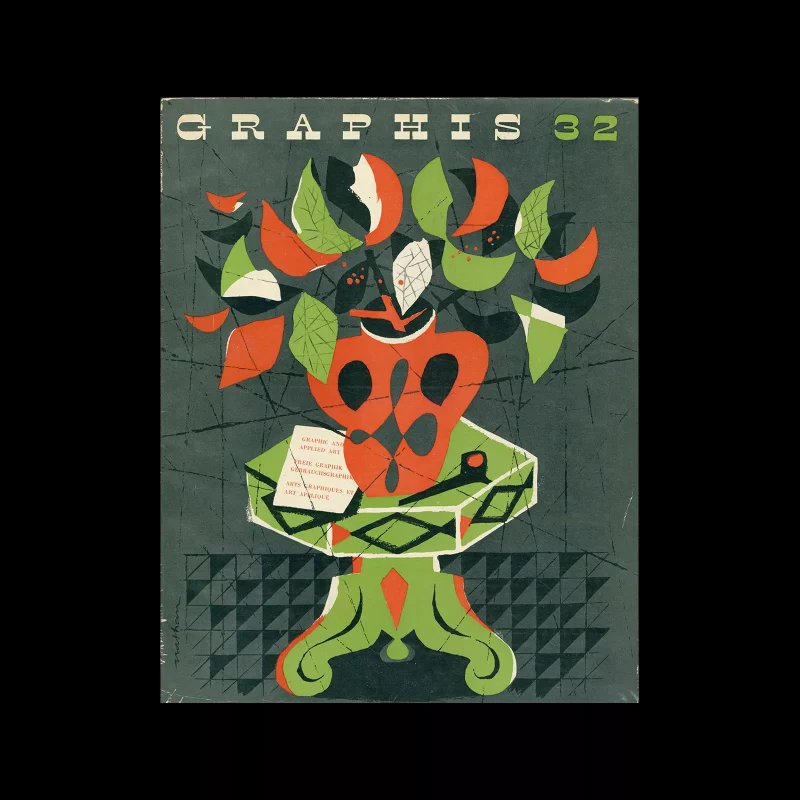 Graphis 32, 1950. Cover design by Jacques Nathan-Garamond