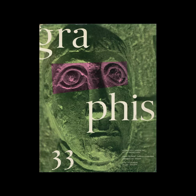 Graphis 33, 1950. Cover design by Carlo Dinelli