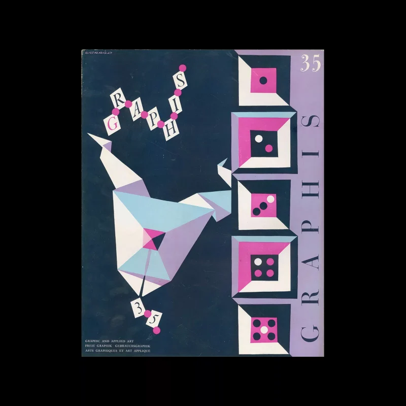 Graphis 35, 1951. Cover design by Asger Jerrild