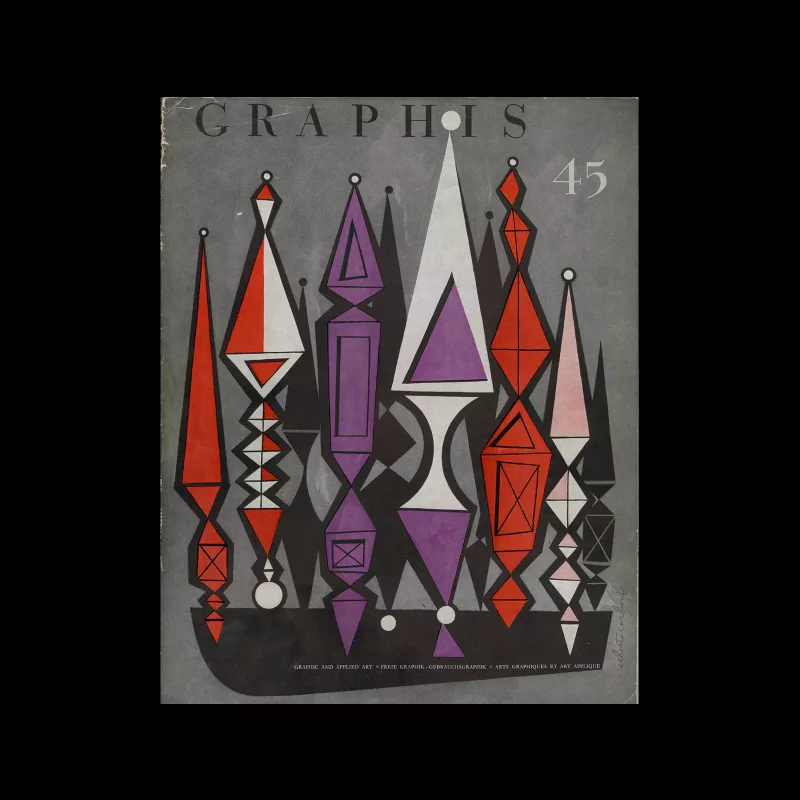 Graphis 45, 1953. Cover design by Erberto Carboni