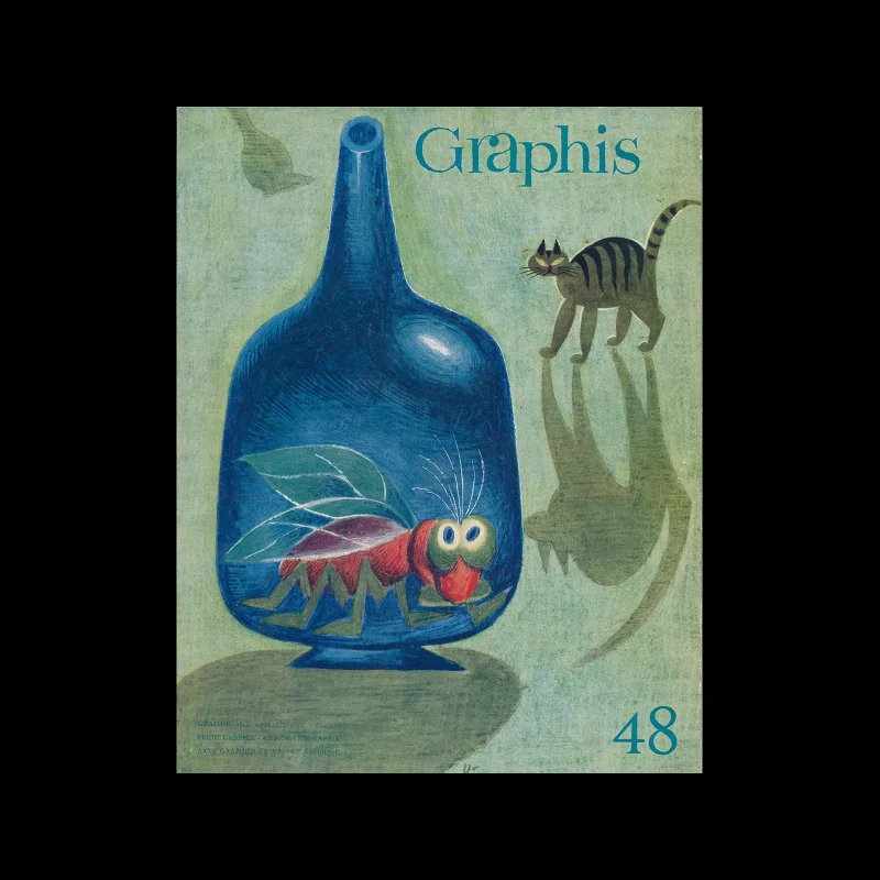 Graphis 48, 1953. Cover design by Arne Ungermann