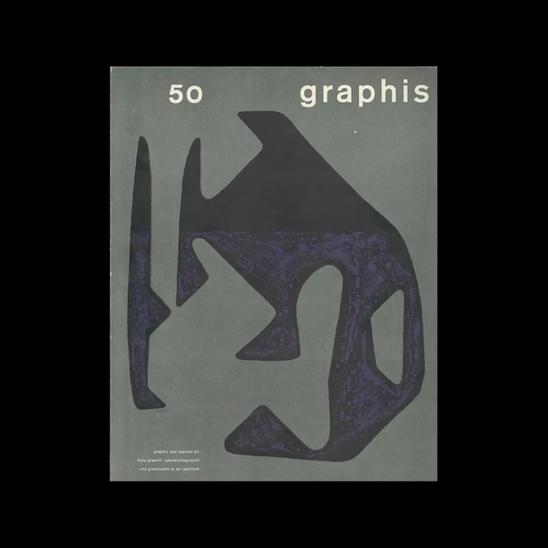 Graphis 50, 1953. Cover design by Gottfried Honegger