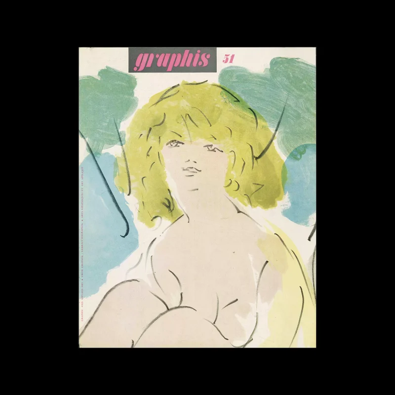Graphis 51, 1954. Cover design by Marcel Vertès