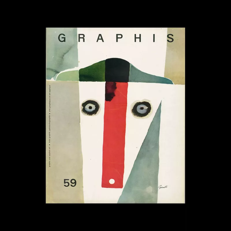 Graphis 59, 1955. Cover design by George Giusti