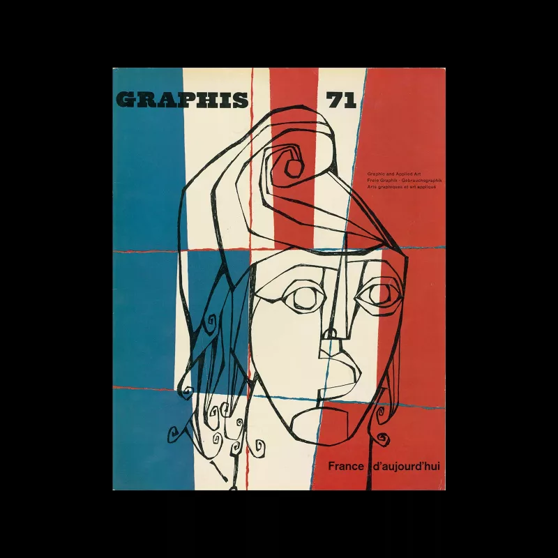 Graphis 71, 1957. Cover design by Phillipe Delessert.