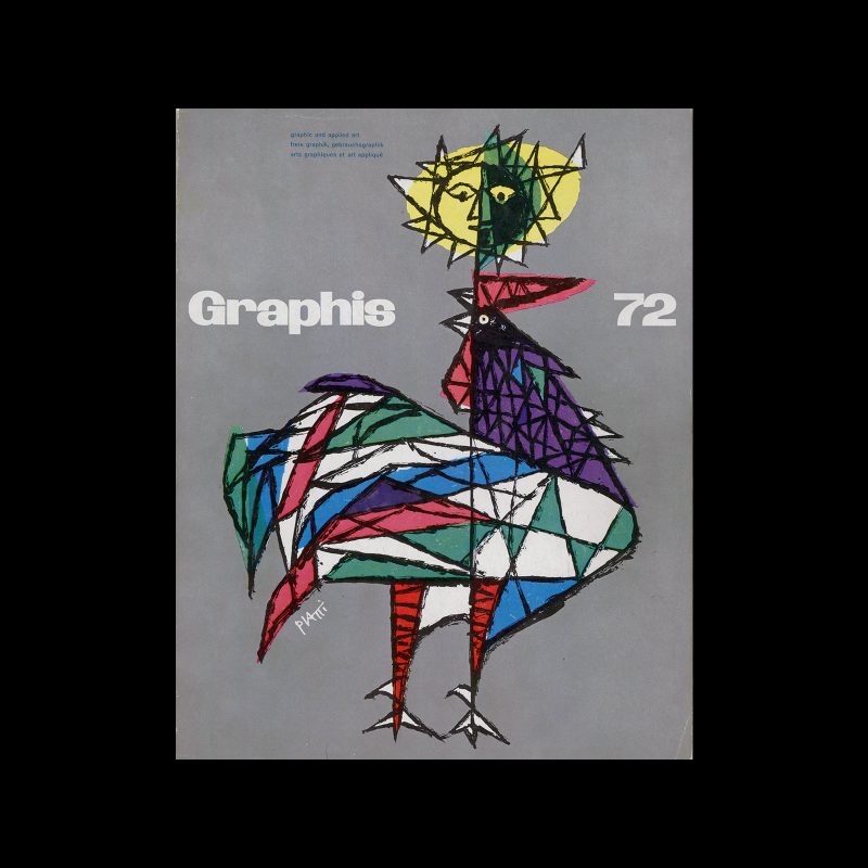 Graphis 72, 1957. Cover design by Celestino Piatti.